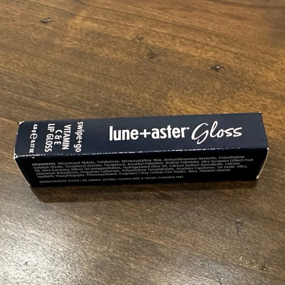 Lune+Aster Vitamin C+E Lip Gloss CHANGE MAKER 0.17 oz NIB